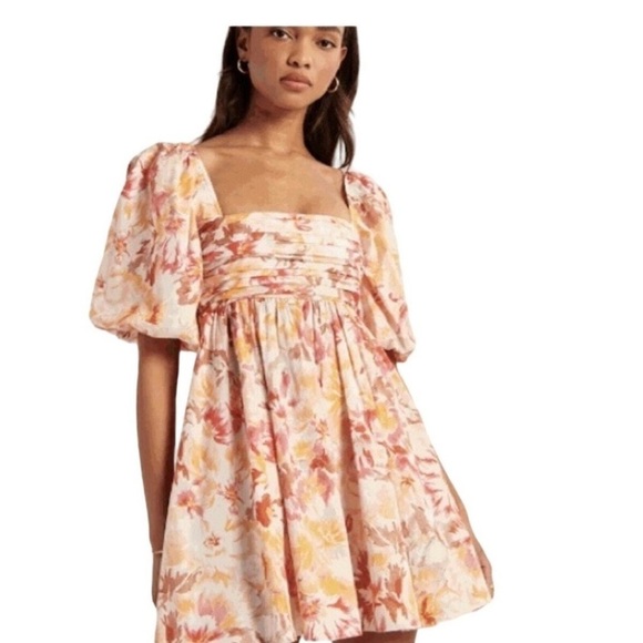 Abercrombie & Fitch Puff Sleeve Dress - Picture 2 of 3